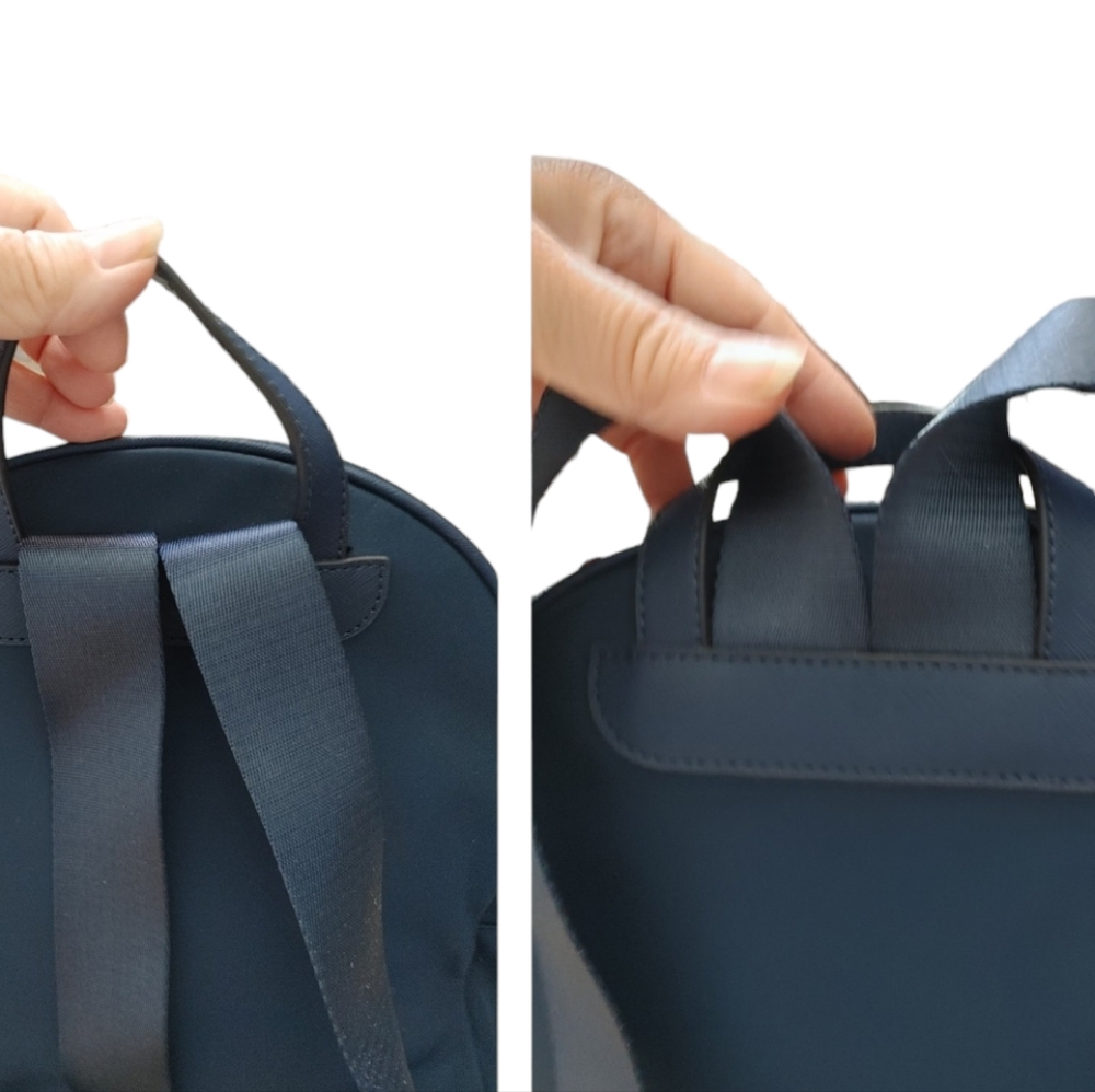 Karl Lagerfeld Navy Nylon Backpack - Picture 11 of 16